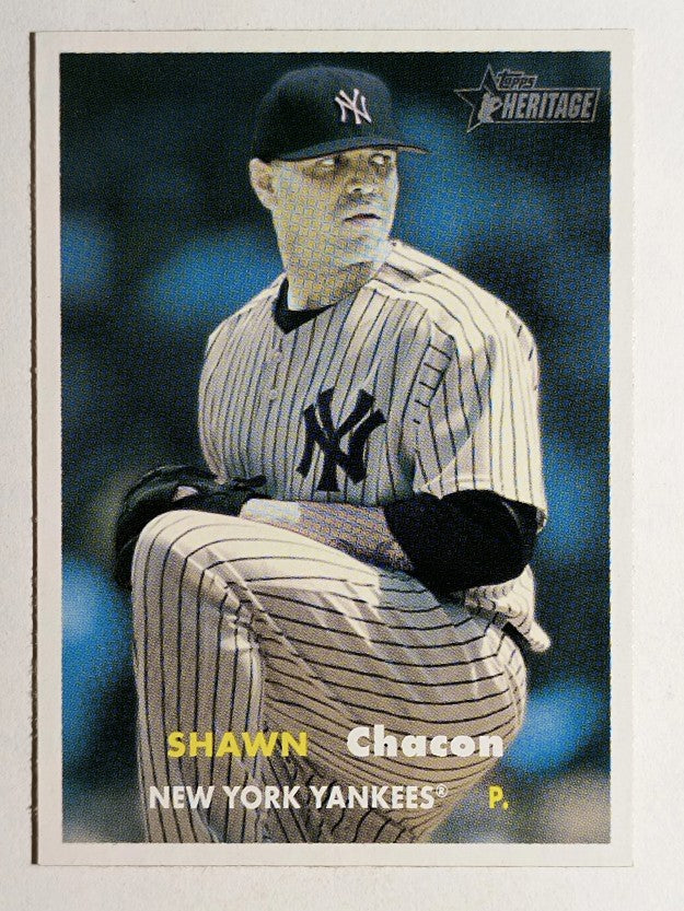 2006 Topps Heritage #244 Shawn Chacon