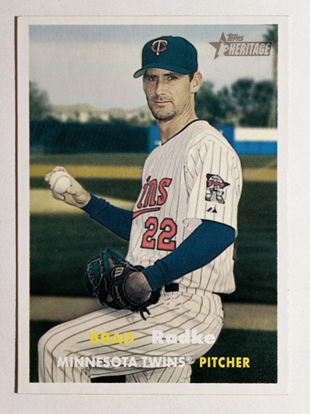 2006 Topps Heritage #252 Brad Radke