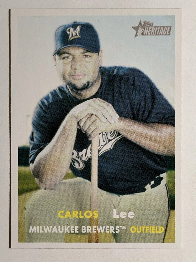 2006 Topps Heritage #254 Carlos Lee