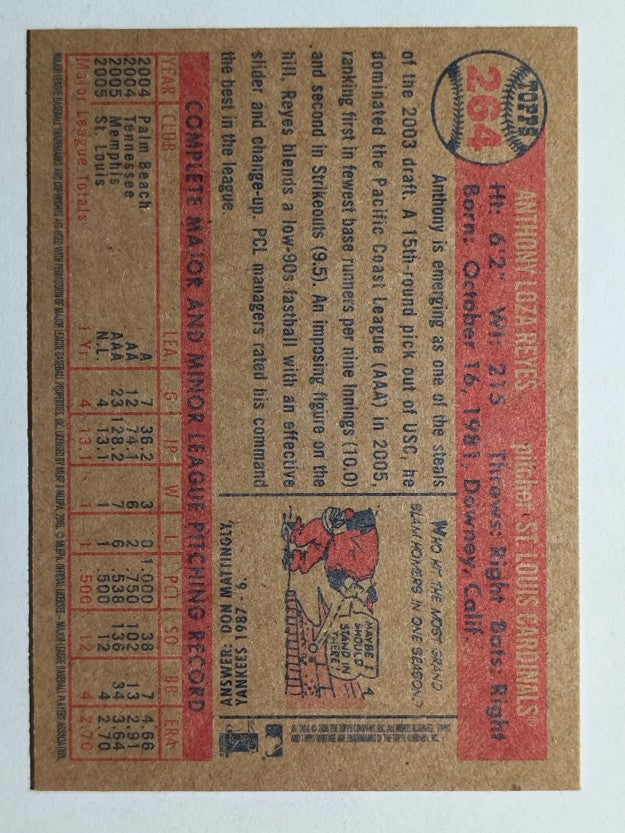 2006 Topps Heritage #264 Anthony Reyes