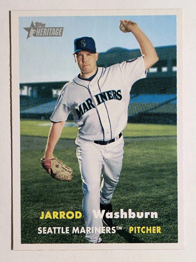 2006 Topps Heritage #360 Jarrod Washburn