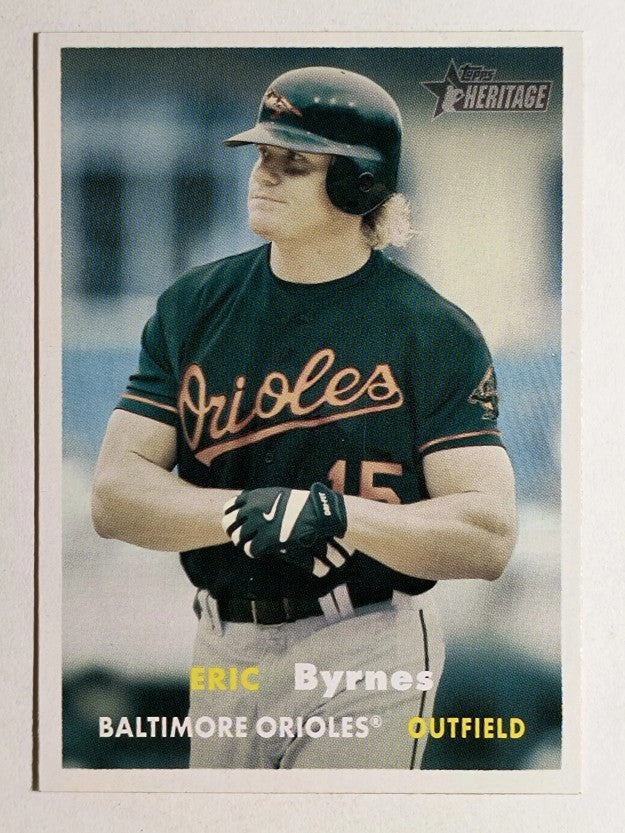 2006 Topps Heritage #376 Eric Byrnes