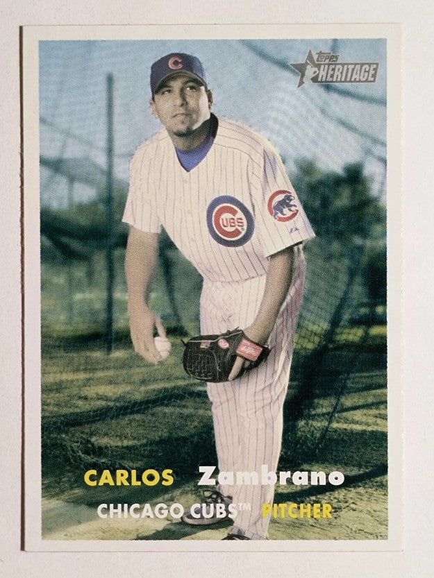 2006 Topps Heritage #378 Carlos Zambrano