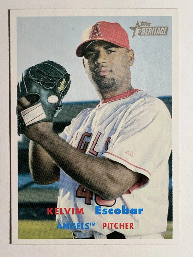 2006 Topps Heritage #386 Kelvim Escobar