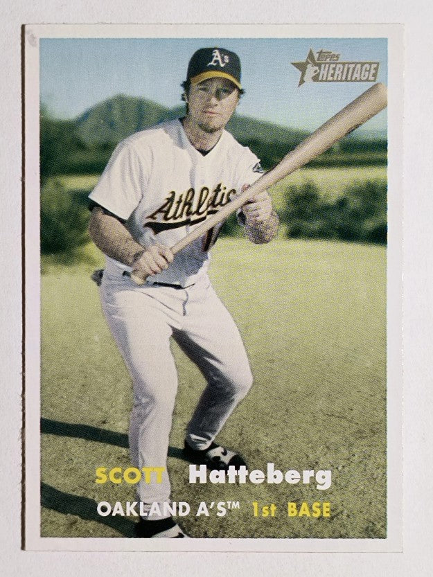 2006 Topps Heritage #395 Scott Hatteberg