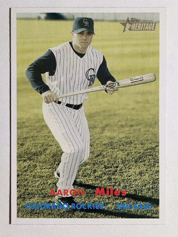 2006 Topps Heritage #433 Aaron Miles