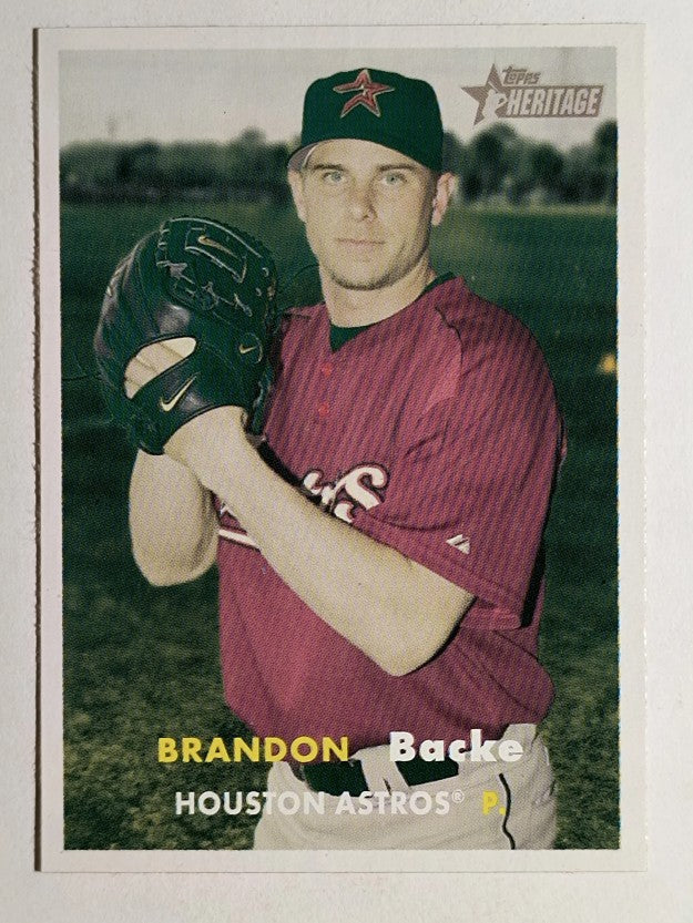 2006 Topps Heritage #438 Brandon Backe
