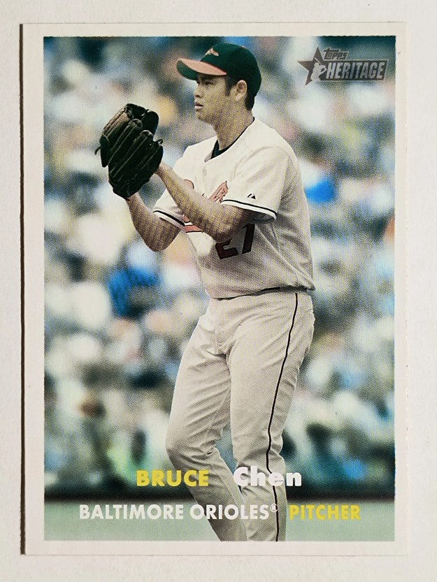 2006 Topps Heritage #440 Bruce Chen