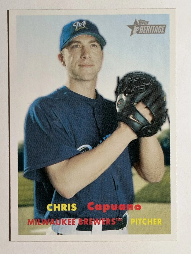 2006 Topps Heritage #443 Chris Capuano