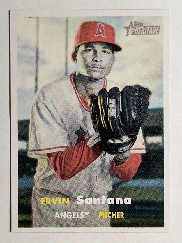 2006 Topps Heritage #452 Ervin Santana