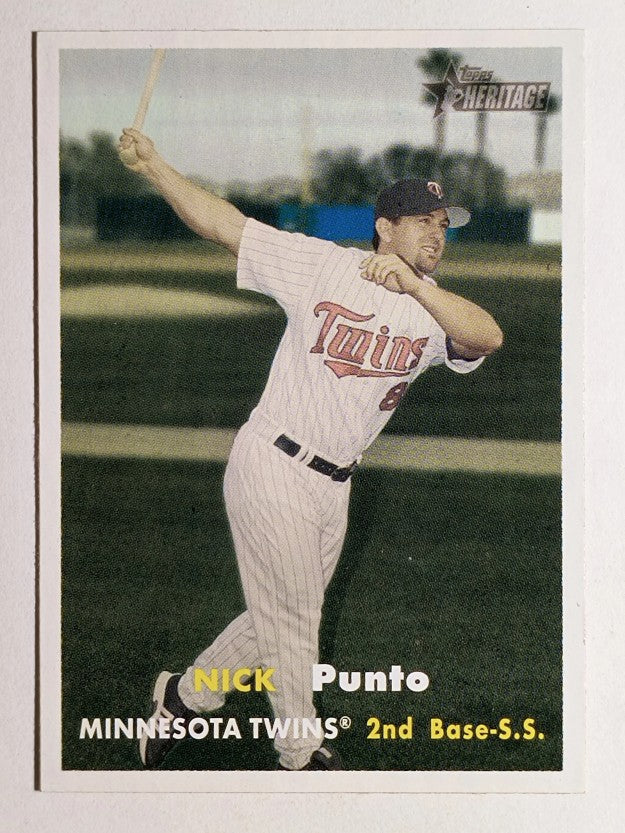 2006 Topps Heritage #467 Nick Punto