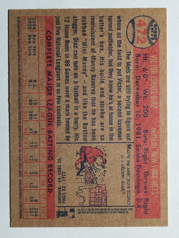 2006 Topps Heritage #472 Victor Diaz