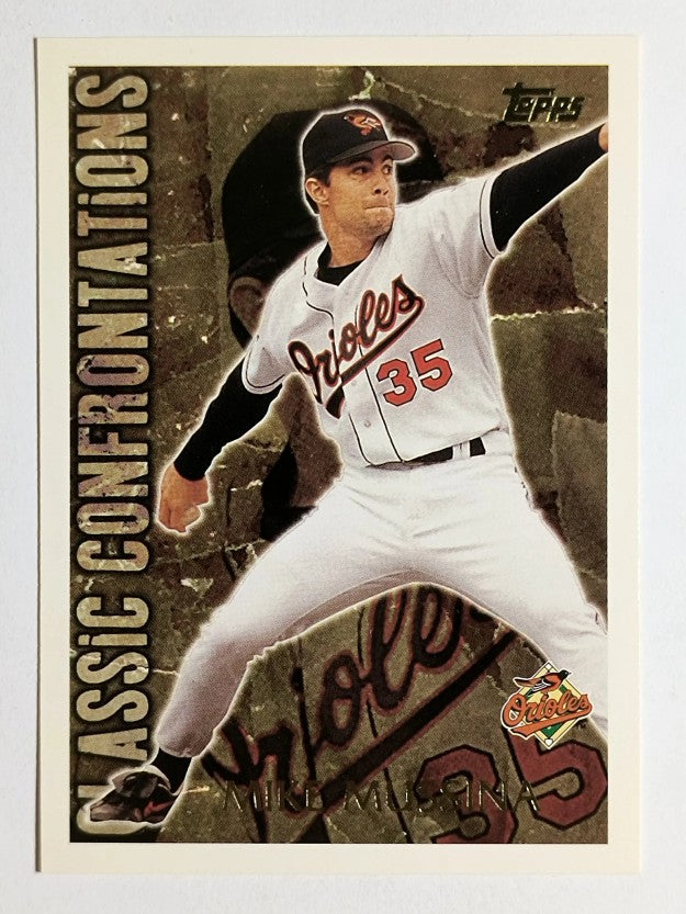 1996 Topps Classic Confrontations #CC12 Mike Mussina