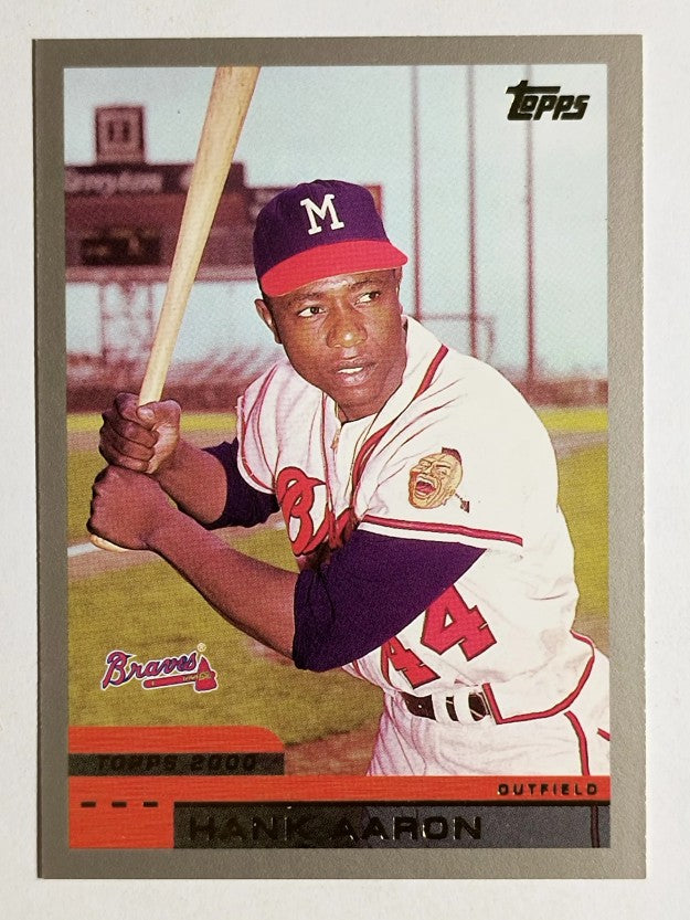 2000 Topps #44 Hank Aaron