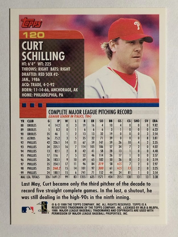 2000 Topps #120 Curt Schilling