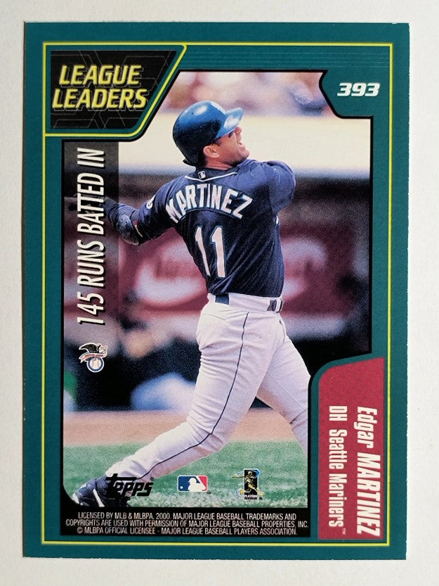 2001 Topps #393 Todd Helton/Edgar Martinez LL