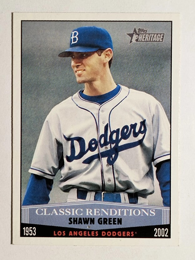 2002 Topps Heritage Classic Renditions #CR10 Shawn Green