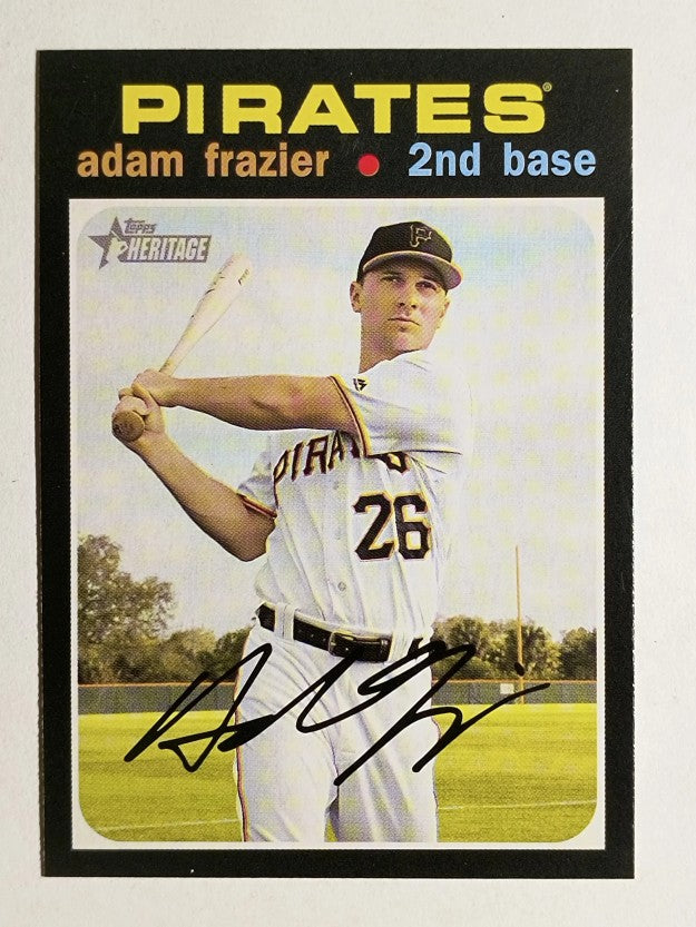 2020 Topps Heritage #4 Adam Frazier