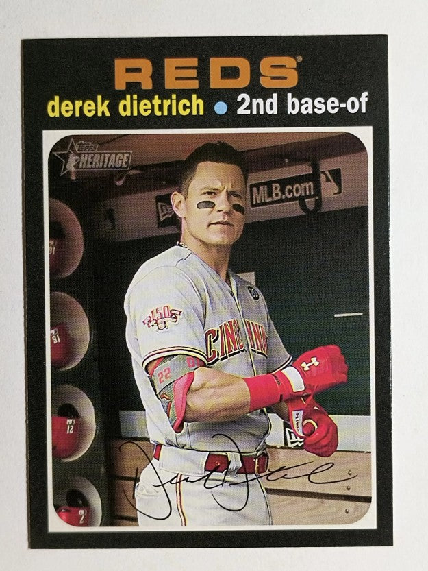 2020 Topps Heritage #6 Derek Dietrich