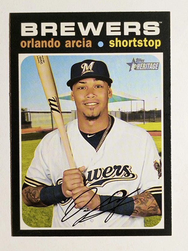2020 Topps Heritage #34 Orlando Arcia