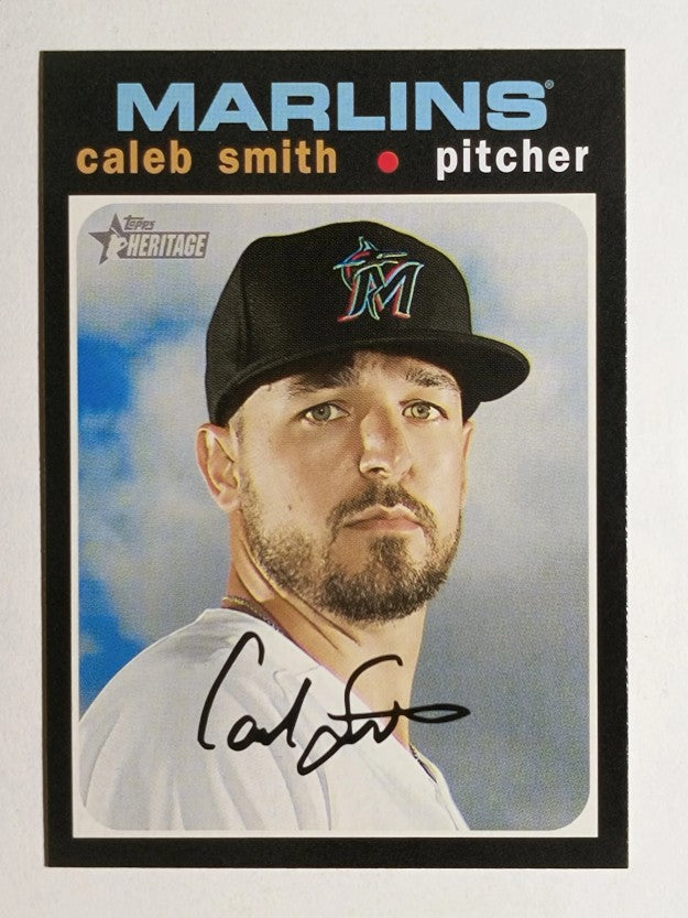 2020 Topps Heritage #114 Caleb Smith