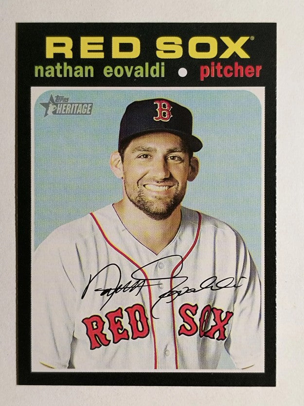 2020 Topps Heritage #140 Nathan Eovaldi