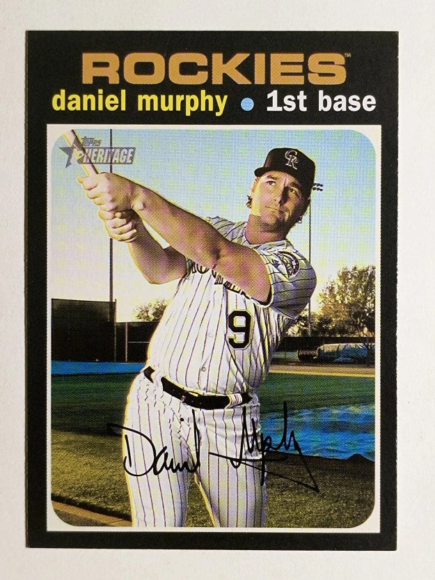 2020 Topps Heritage #158 Daniel Murphy