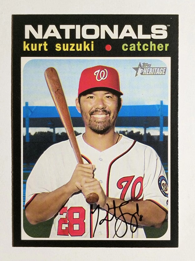 2020 Topps Heritage #165 Kurt Suzuki
