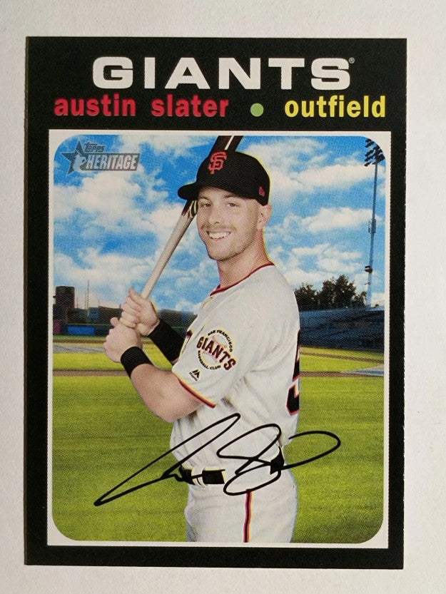 2020 Topps Heritage #209 Austin Slater