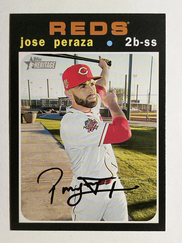 2020 Topps Heritage #239 Jose Peraza