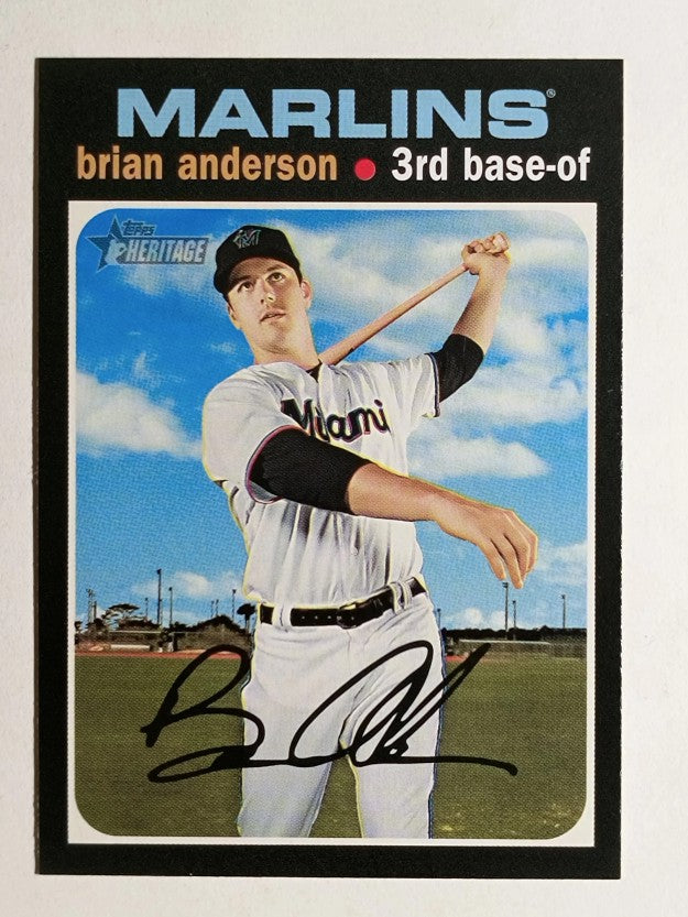 2020 Topps Heritage #240 Brian Anderson
