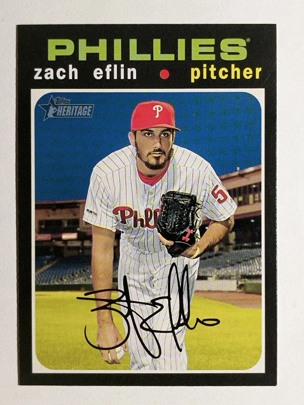 2020 Topps Heritage #295 Zach Eflin