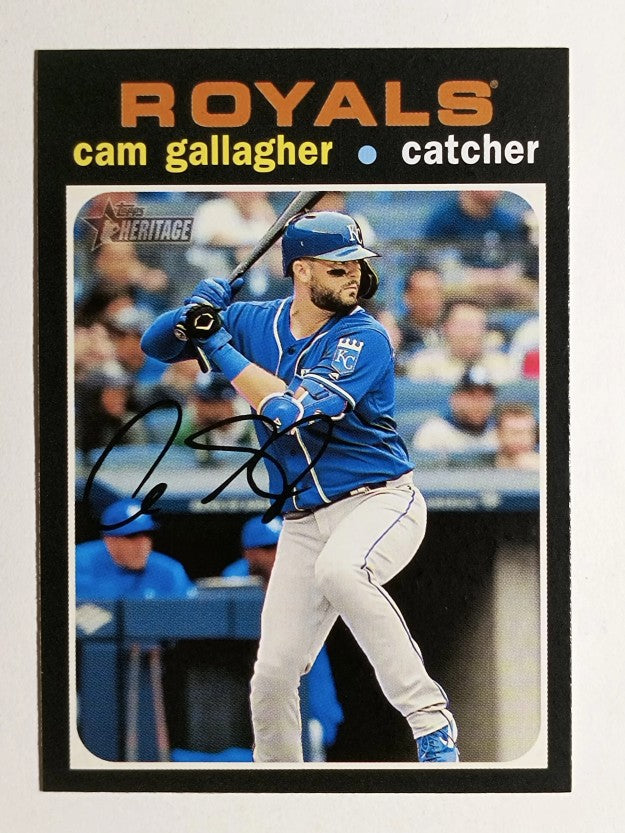 2020 Topps Heritage #299 Cam Gallagher