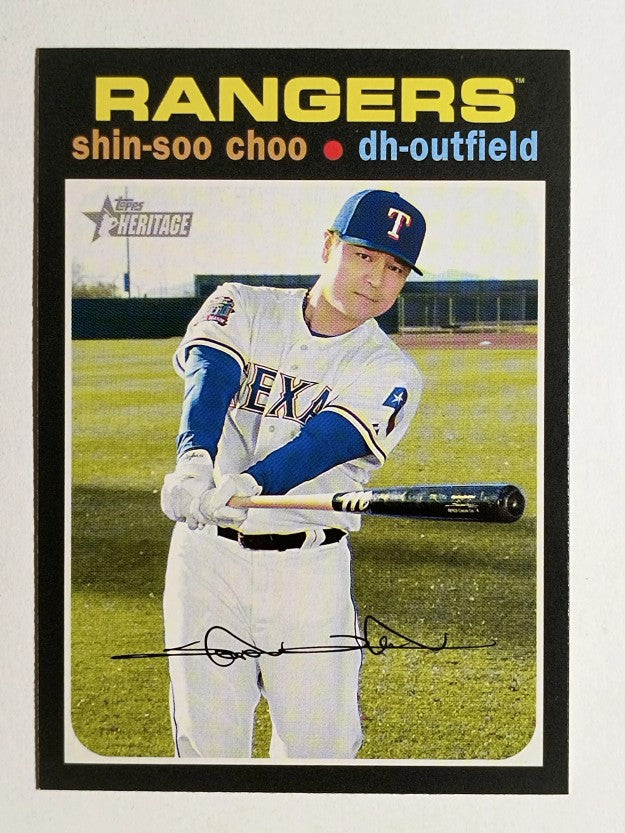2020 Topps Heritage #336 Shin-Soo Choo