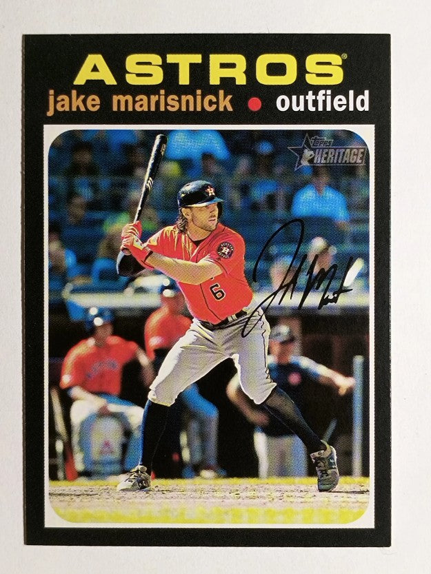 2020 Topps Heritage #337 Jake Marisnick
