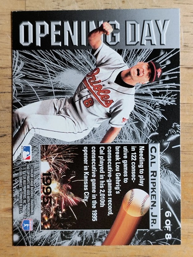 1995 Leaf Opening Day #6 Cal Ripken