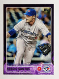 2015 Topps Toys R Us Purple Border #96 Sergio Santos