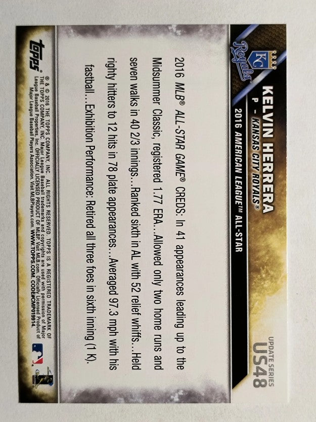 2016 Topps Update #US48 Kelvin Herrera AS