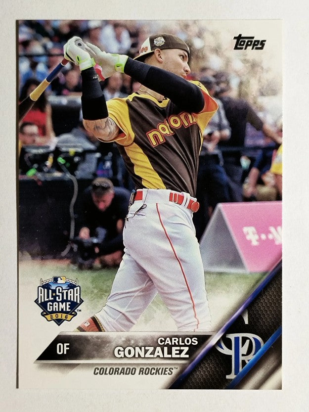 2016 Topps Update #US198A Carlos Gonzalez AS