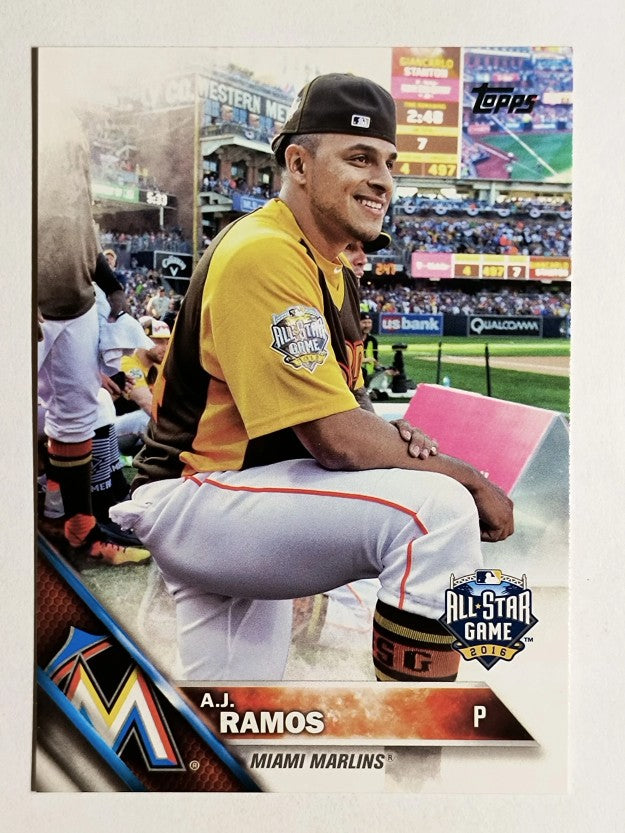 2016 Topps Update #US253 A.J. Ramos AS