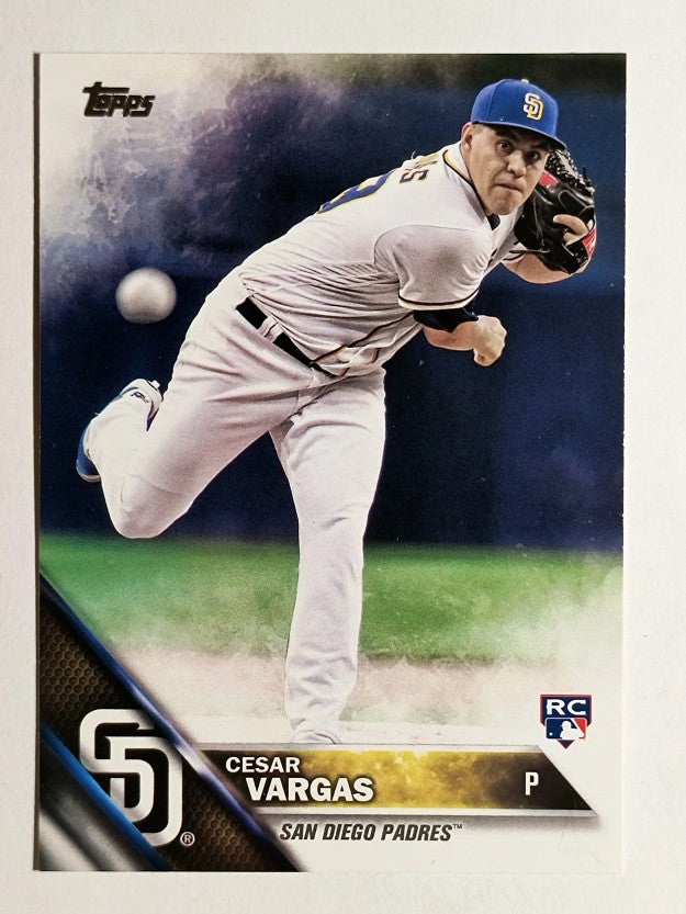 2016 Topps Update #US289 Cesar Vargas RC