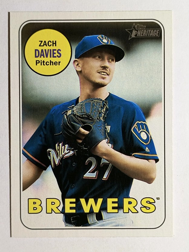 2018 Topps Heritage #17 Zach Davies