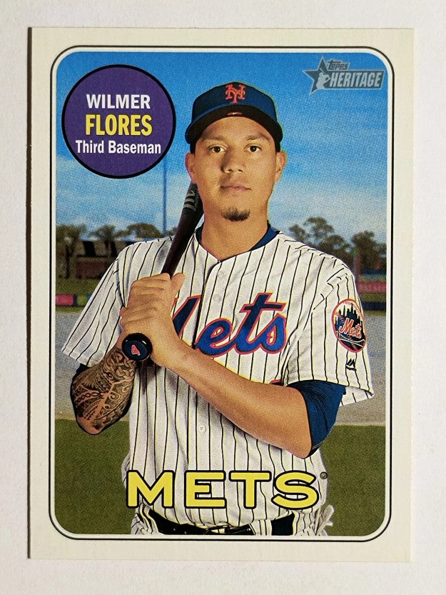 2018 Topps Heritage #19 Wilmer Flores