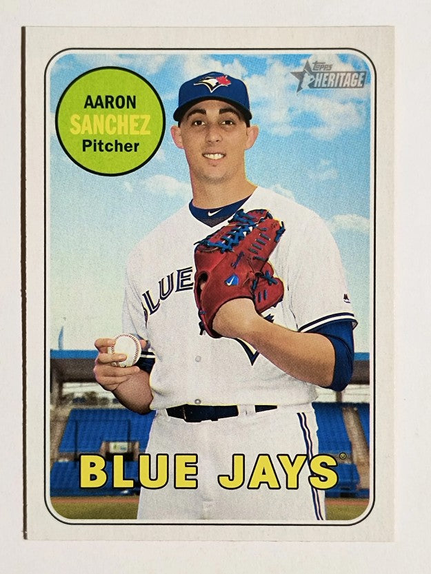 2018 Topps Heritage #55 Aaron Sanchez