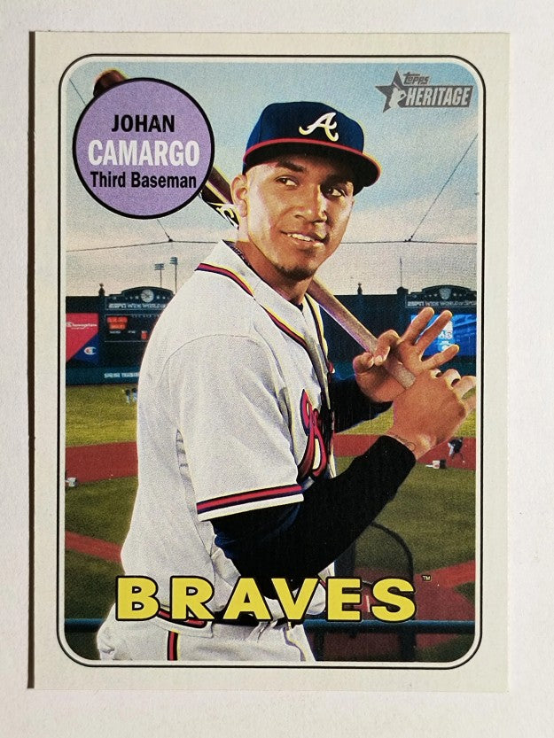 2018 Topps Heritage #141 Johan Camargo