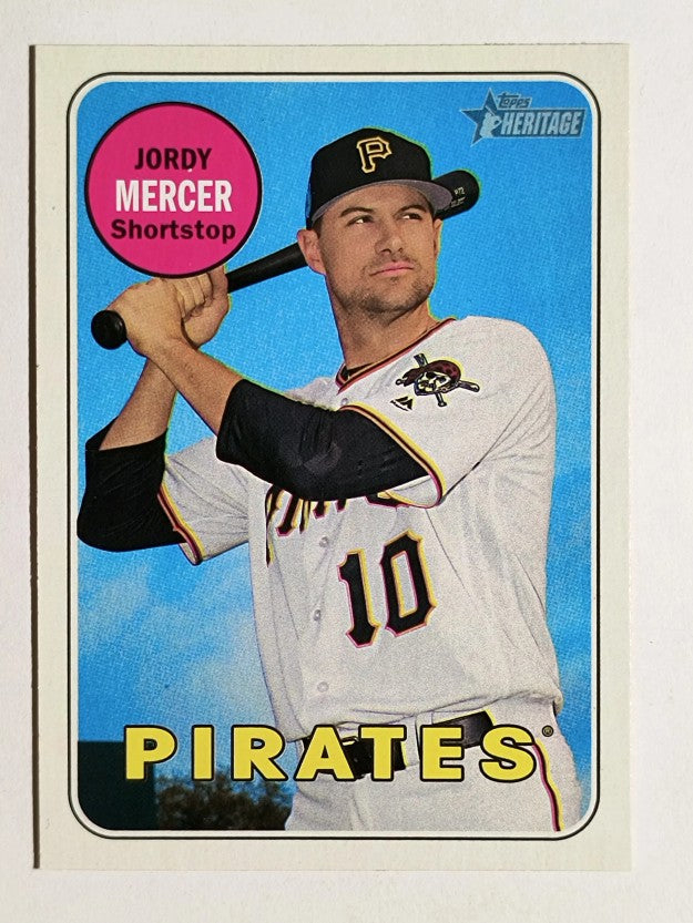 2018 Topps Heritage #156 Jordy Mercer