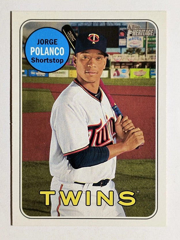 2018 Topps Heritage #207 Jorge Polanco
