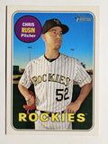 2018 Topps Heritage #237 Chris Rusin