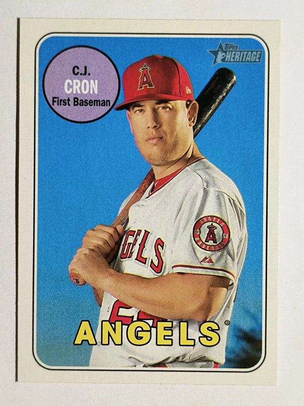 2018 Topps Heritage #245 C.J. Cron