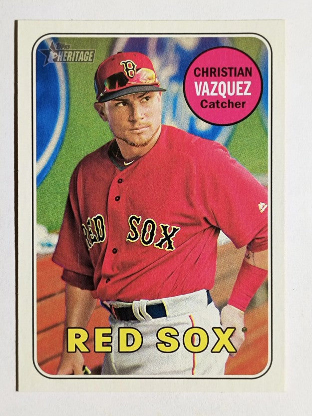 2018 Topps Heritage #271 Christian Vazquez